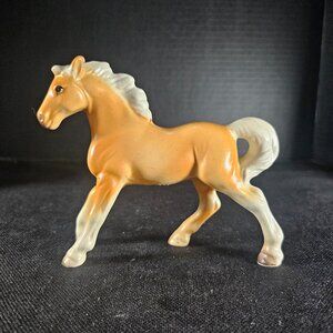 Vintage Porcelain Palomino Horse Figurine Made in Japan 1960s